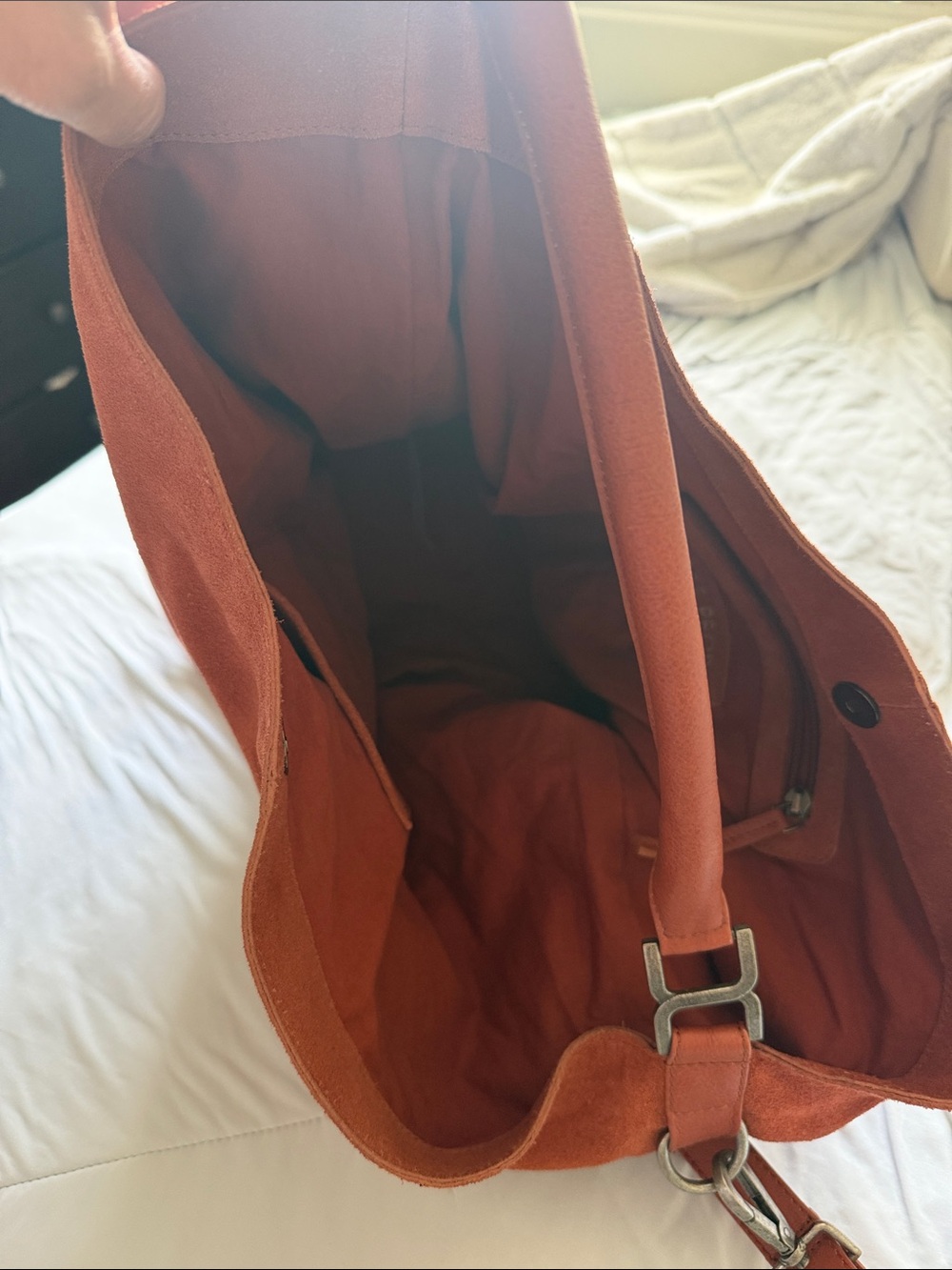 Free People Suzy Suede Slouchy Tote Bag - Picture 5 of 5